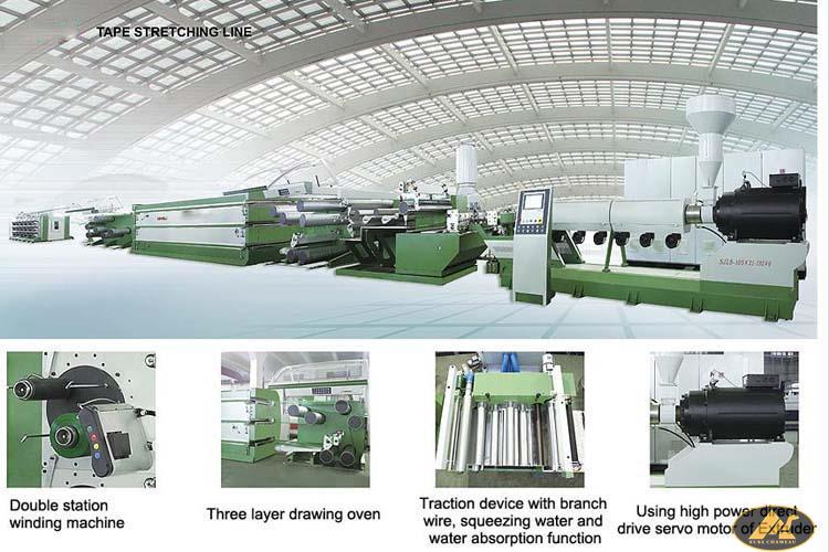 Extrusion wire drawing machine